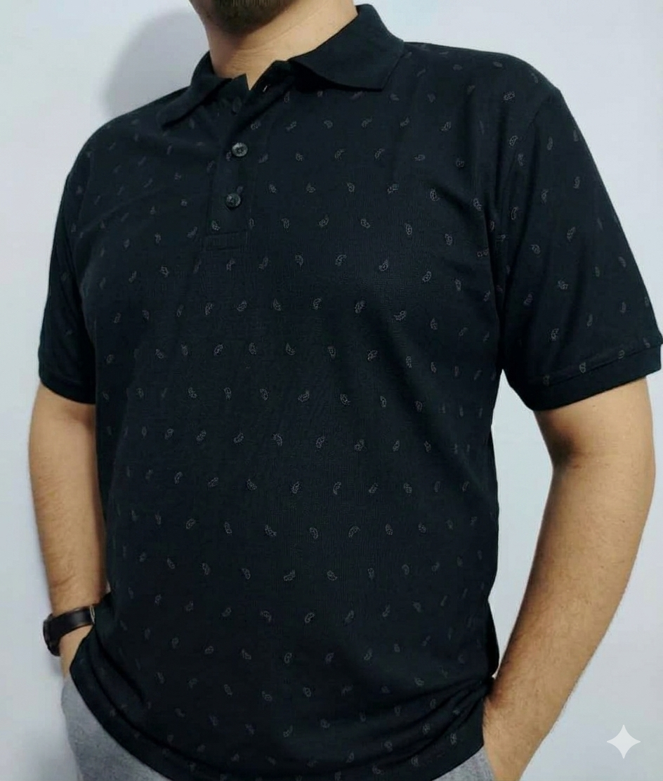 Chemise Negra de Caballero (M) 