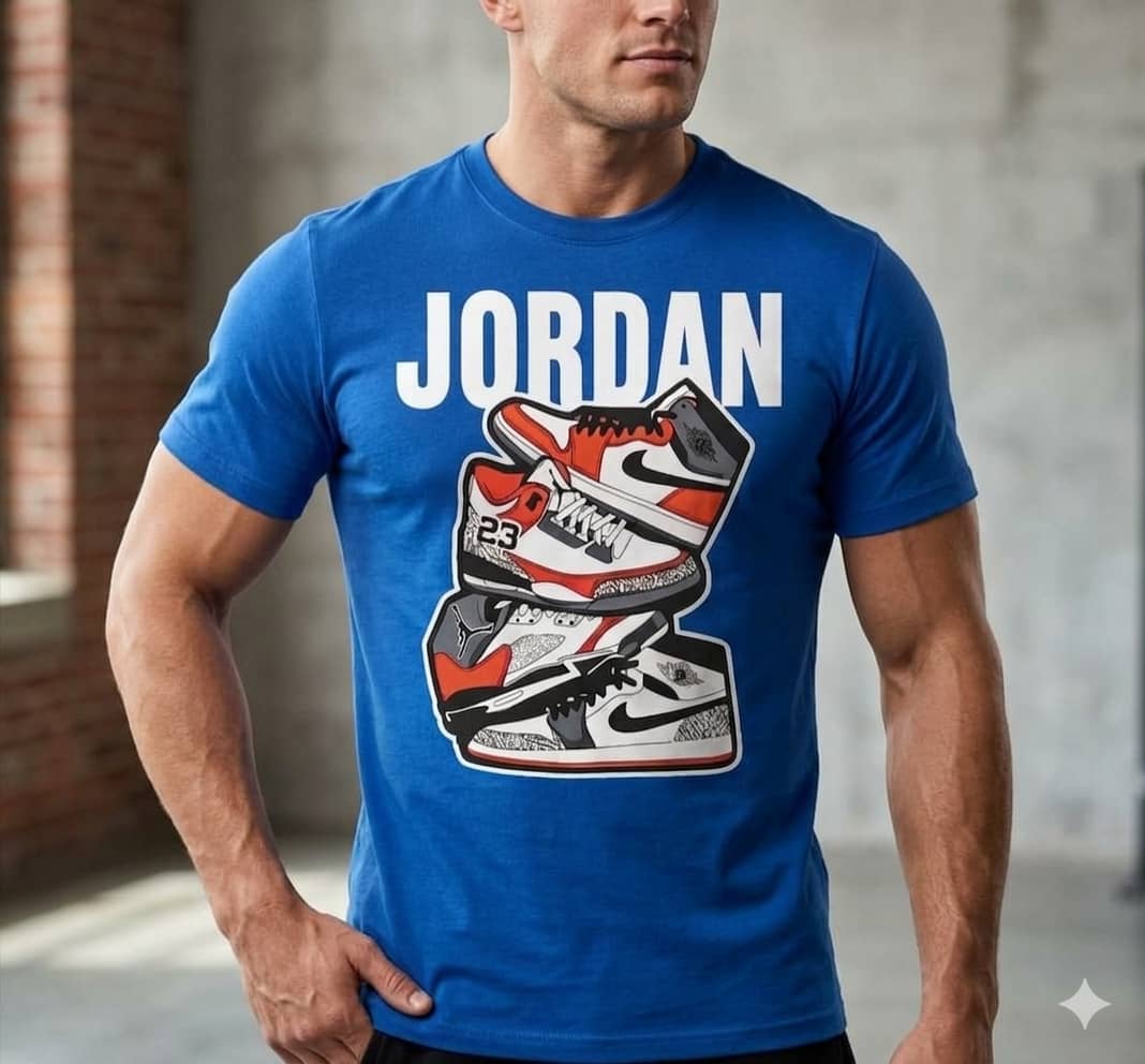 Franela Azul Jordan (L) 